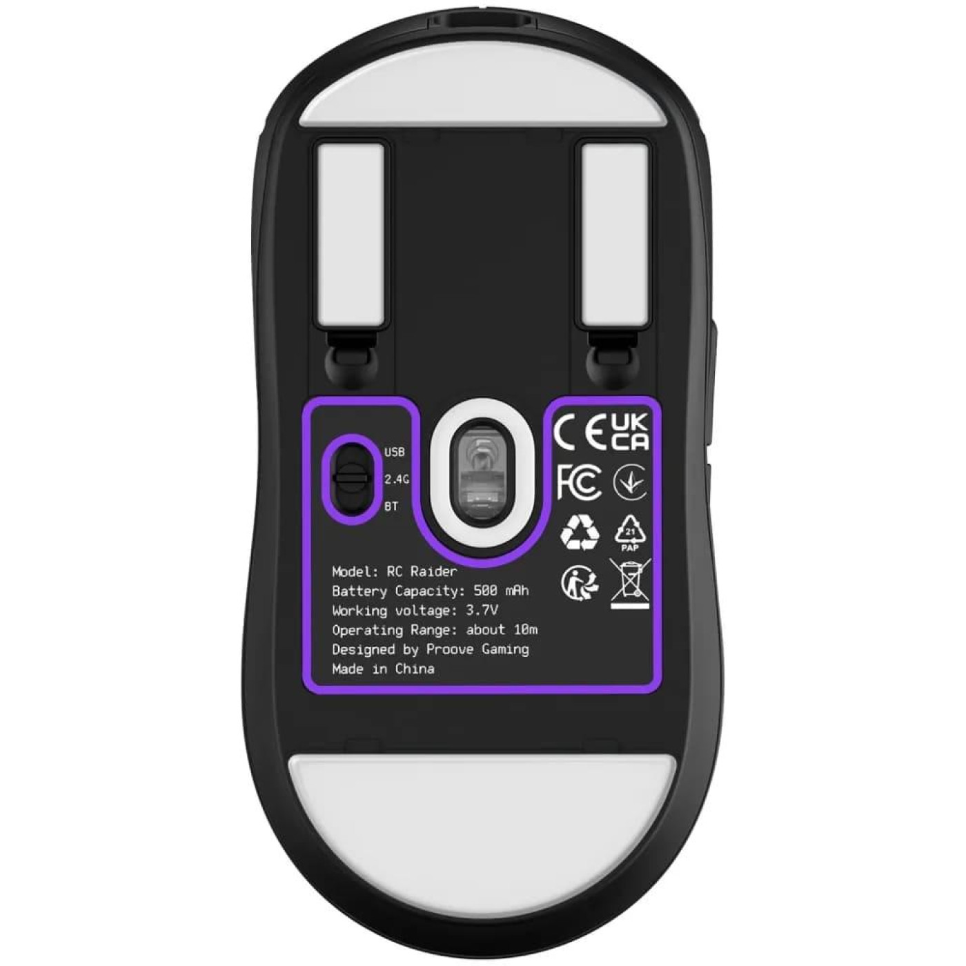 Мышь Proove Gaming RC Raider 8K Black (WMRR00122001)