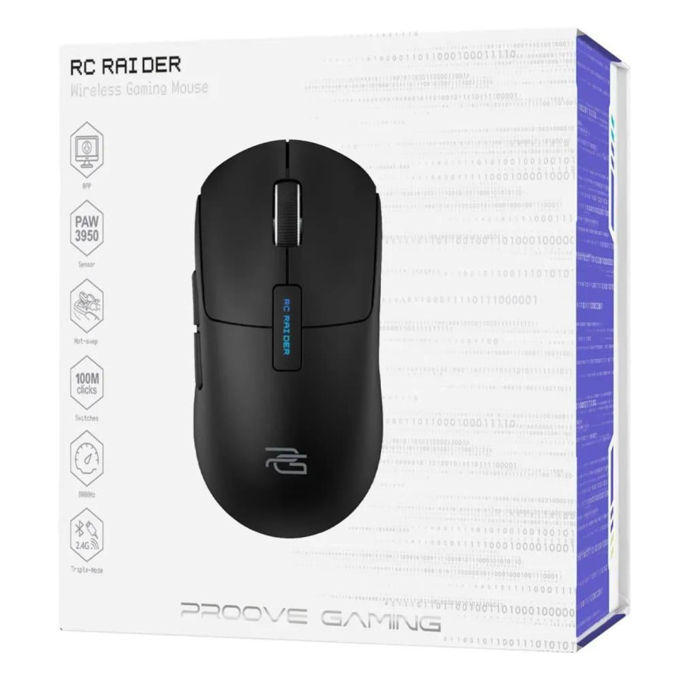 Мышь Proove Gaming RC Raider 8K Black (WMRR00122001)