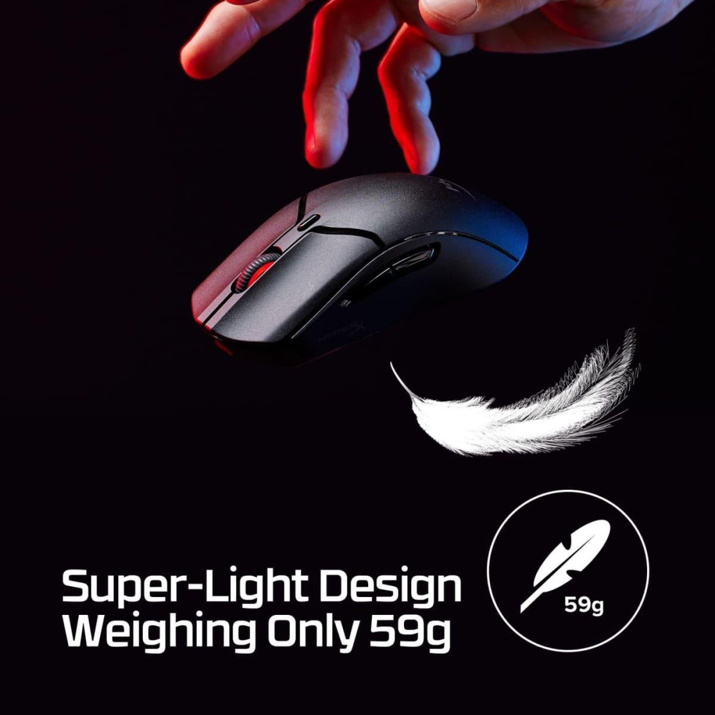 Бездротова миша HyperX Pulsefire Haste 2 Mini Wireless White (7D389AA)