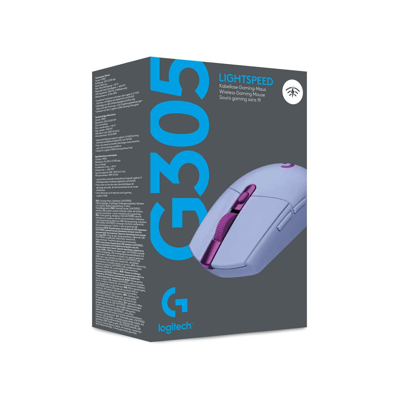 Мышь Logitech G305 Lightspeed Wireless Lilac (910-006022)