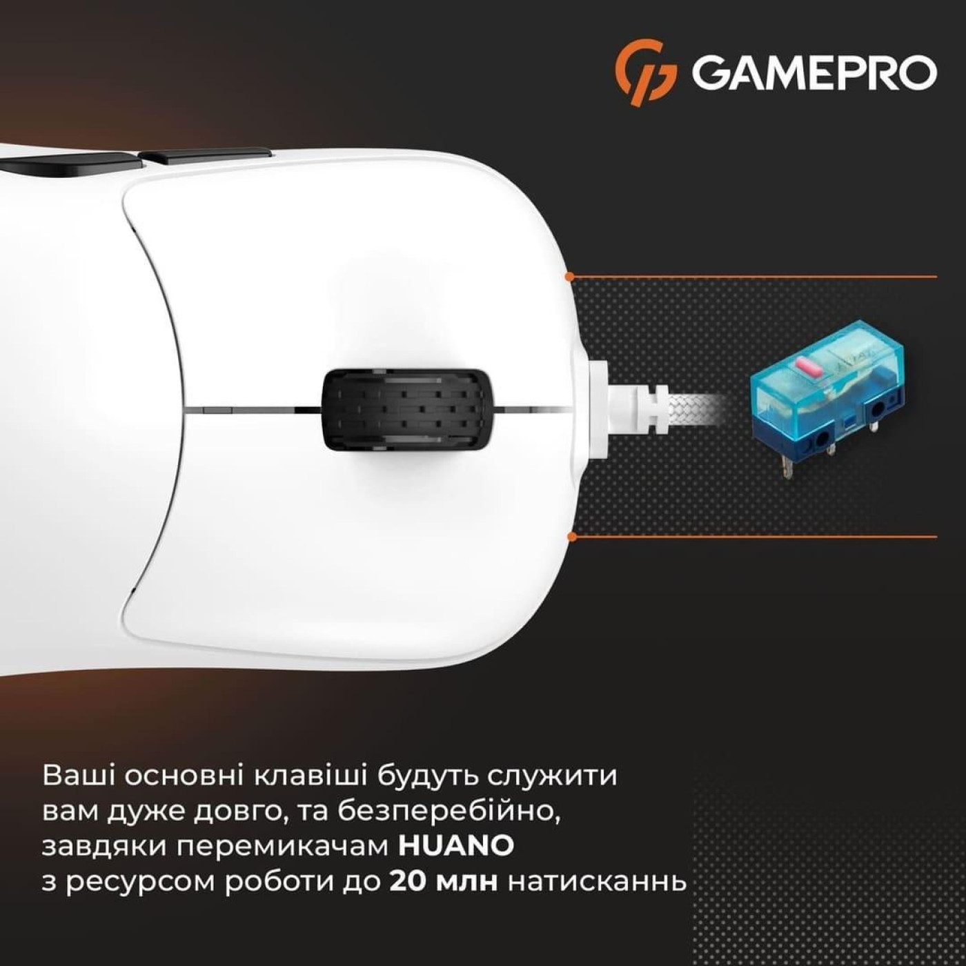 Мышь GamePro GM690W White (GM690W)