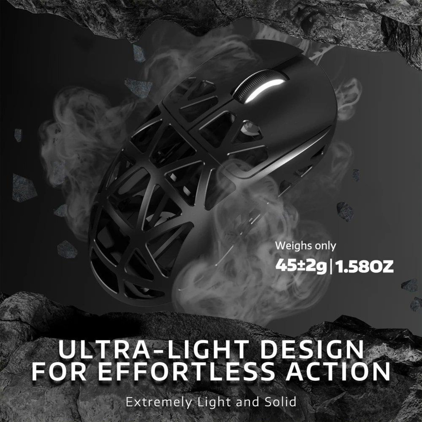 Мышь Attack Shark R2 Magnesium Alloy 8K (AS-6972792470894-B) Black (G-000004003)
