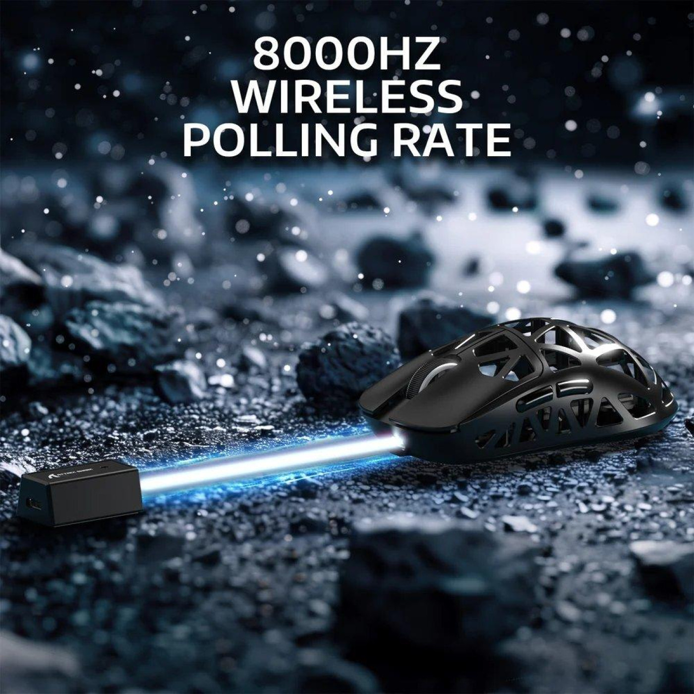 Мышь Attack Shark R2 Magnesium Alloy 8K (AS-6972792470894-B) Black (G-000004003)