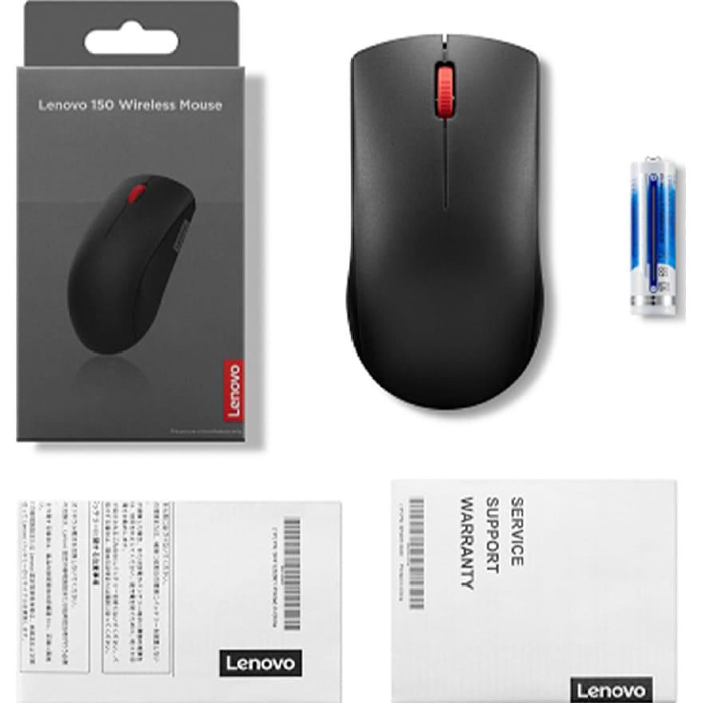 Миша Lenovo 150 USB Black (GY51L52638)