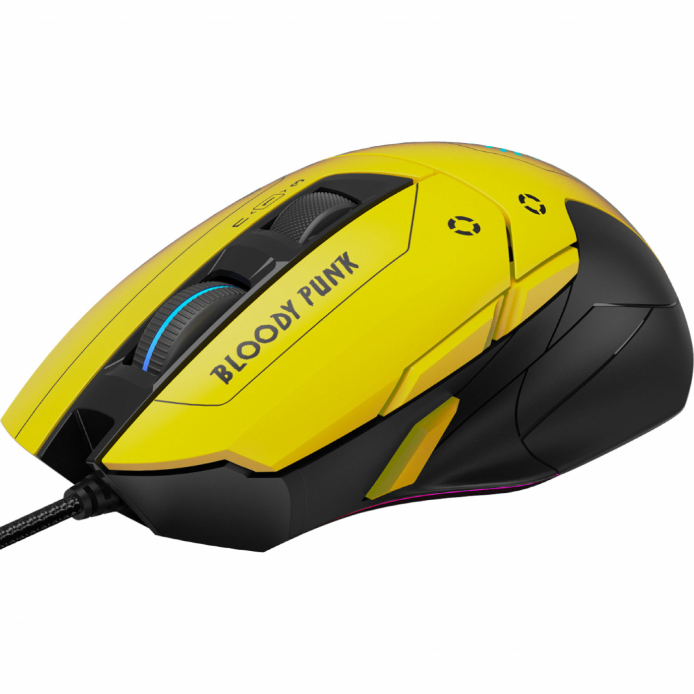 Мышь A4Tech Bloody W70 Max Punk Yellow (Bloody W70 Max Punk Yellow)
