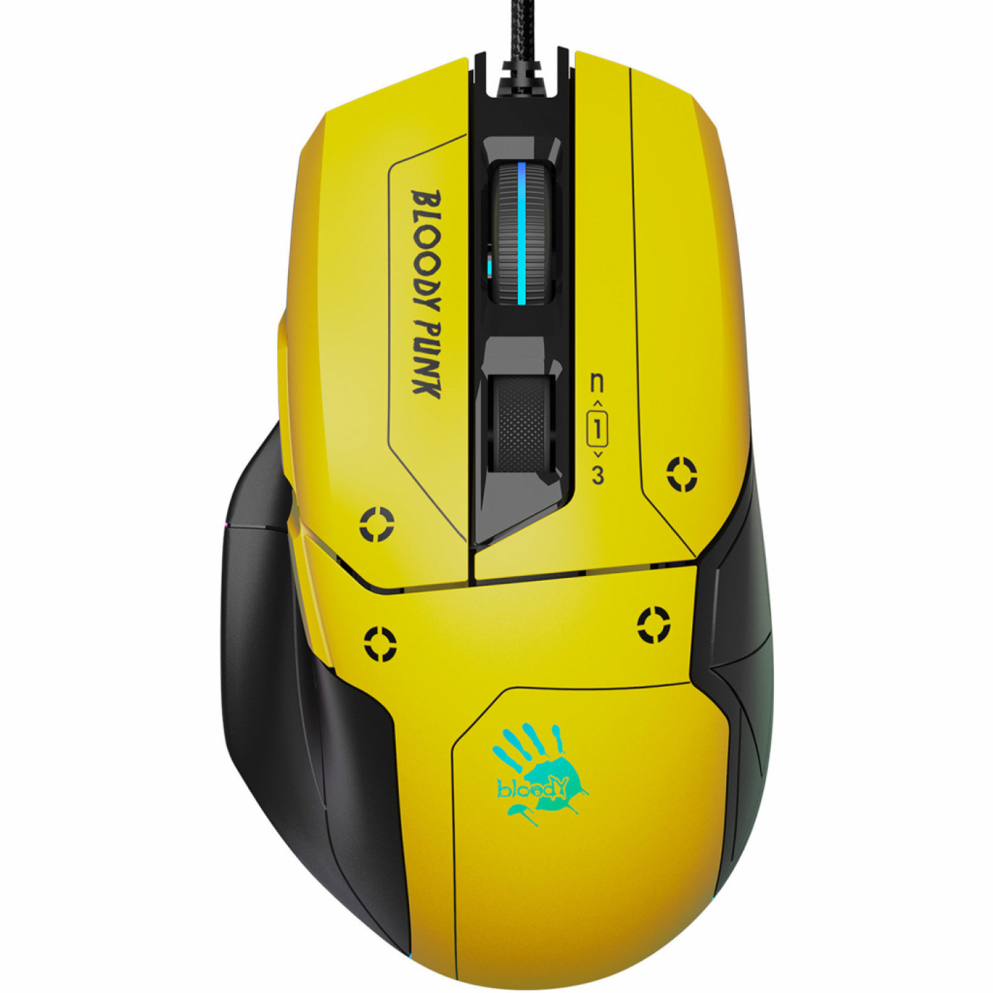 Мышь A4Tech Bloody W70 Max Punk Yellow (Bloody W70 Max Punk Yellow)