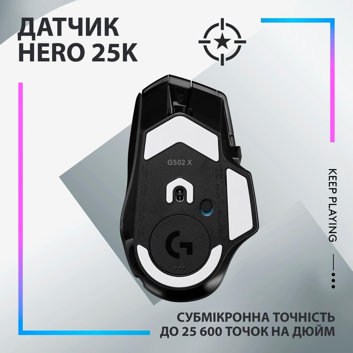 Беспроводная мышь Logitech G502 X Plus Wireless Black (910-006162)