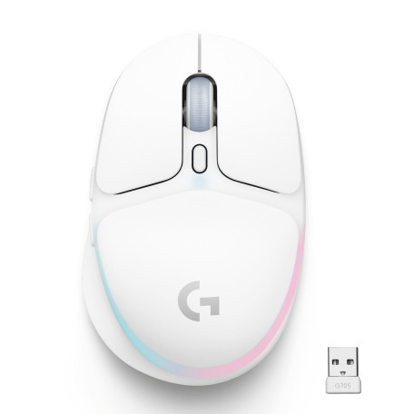 Бездротова миша Logitech G705 LIGHTSPEED Wireless White (910-006367)