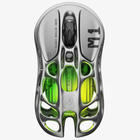 Бездротова миша GravaStar Mercury M1 Pro, magnesium alloy body, BT/WL/USB-A, RGB, Gunmetal Gray (GRAVASTARM1PRO_GRY)