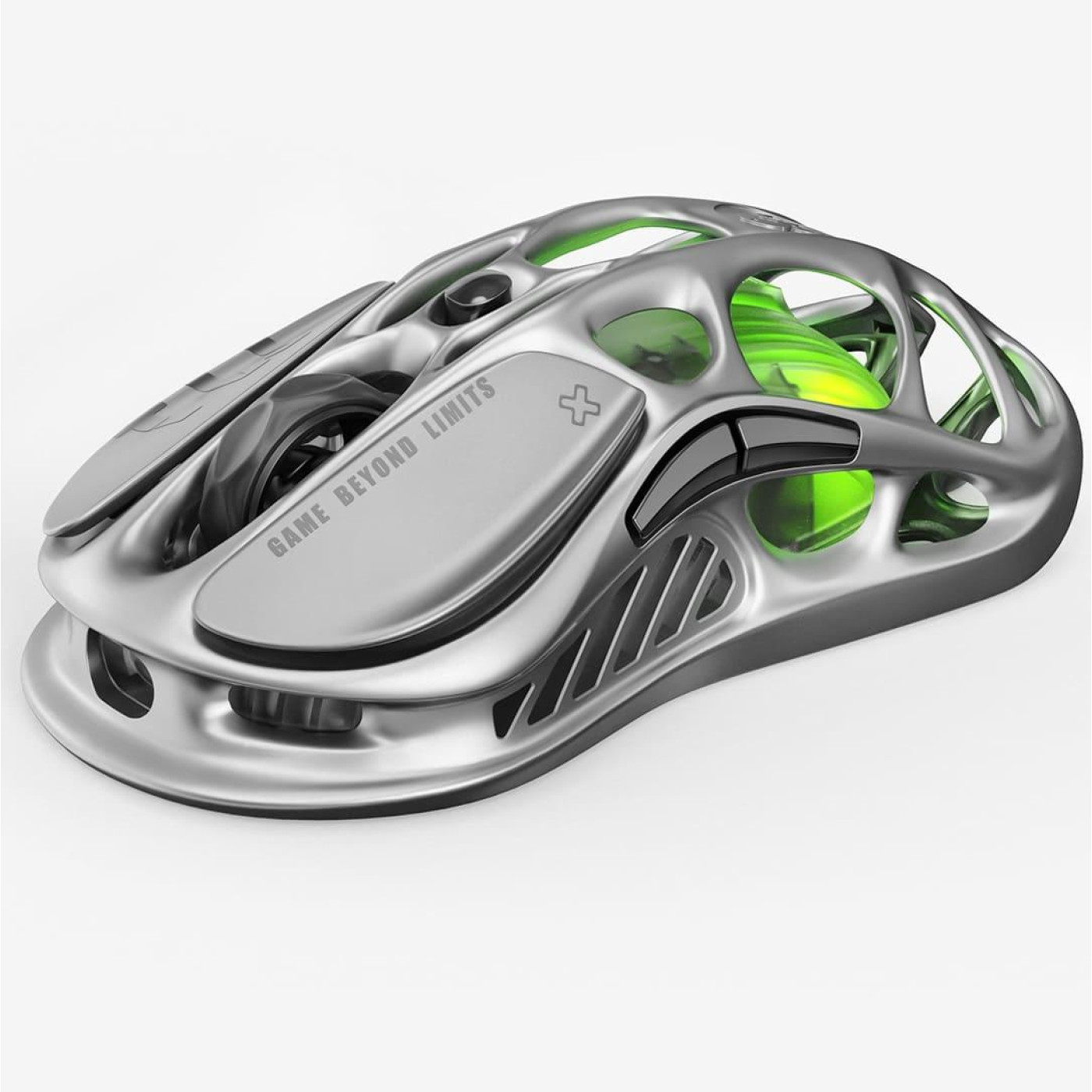 Беспроводная мышь GravaStar Mercury M1 Pro, magnesium alloy body, BT/WL/USB-A, RGB, Gunmetal Gray (GRAVASTARM1PRO_GRY)