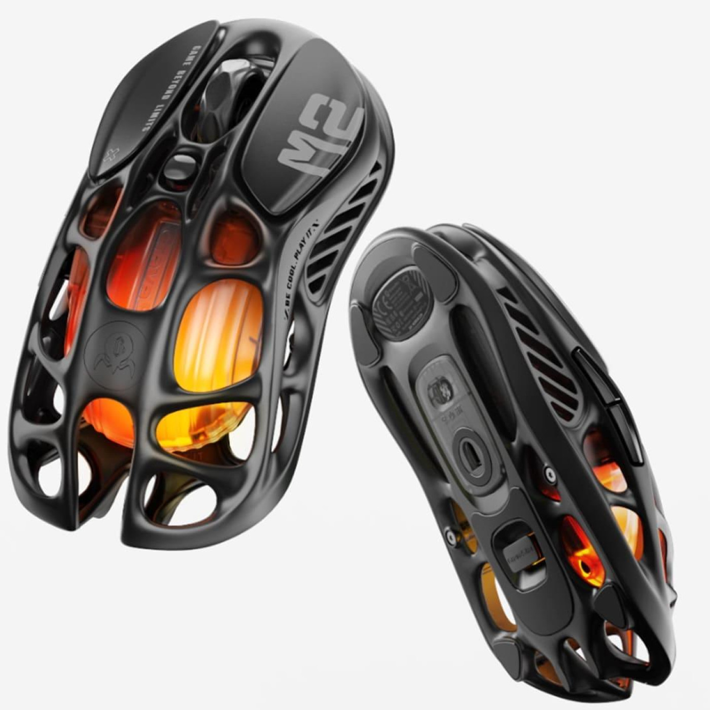 Беспроводная мышь GravaStar Mercury M2, BT/WL/USB-A, RGB, чорний (GRAVASTARM2_BLK)