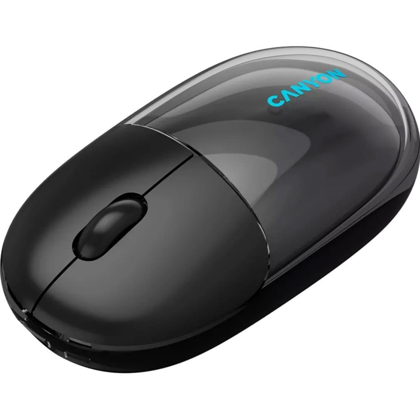 Мышь Canyon OnClick 24 BT/ Wireless Transparent/Black (CNS-CMSW24B)