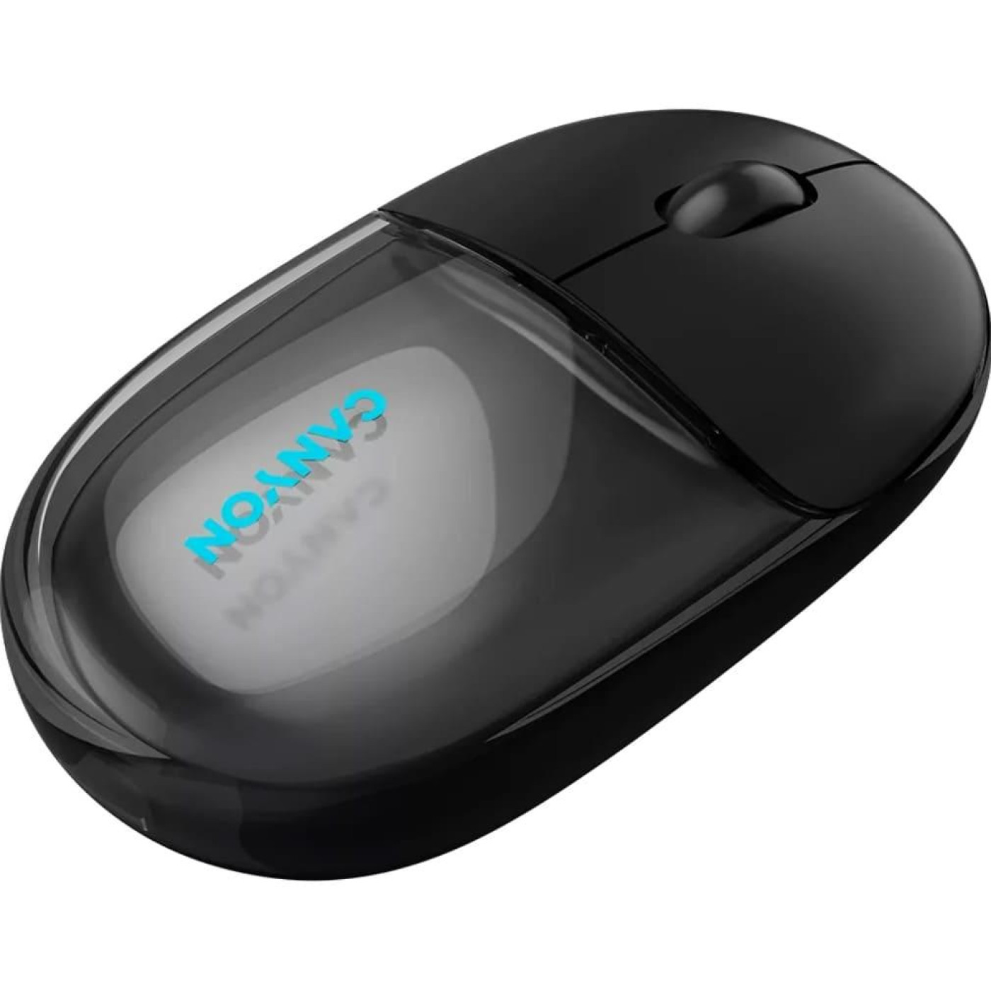 Мышь Canyon OnClick 24 BT/ Wireless Transparent/Black (CNS-CMSW24B)