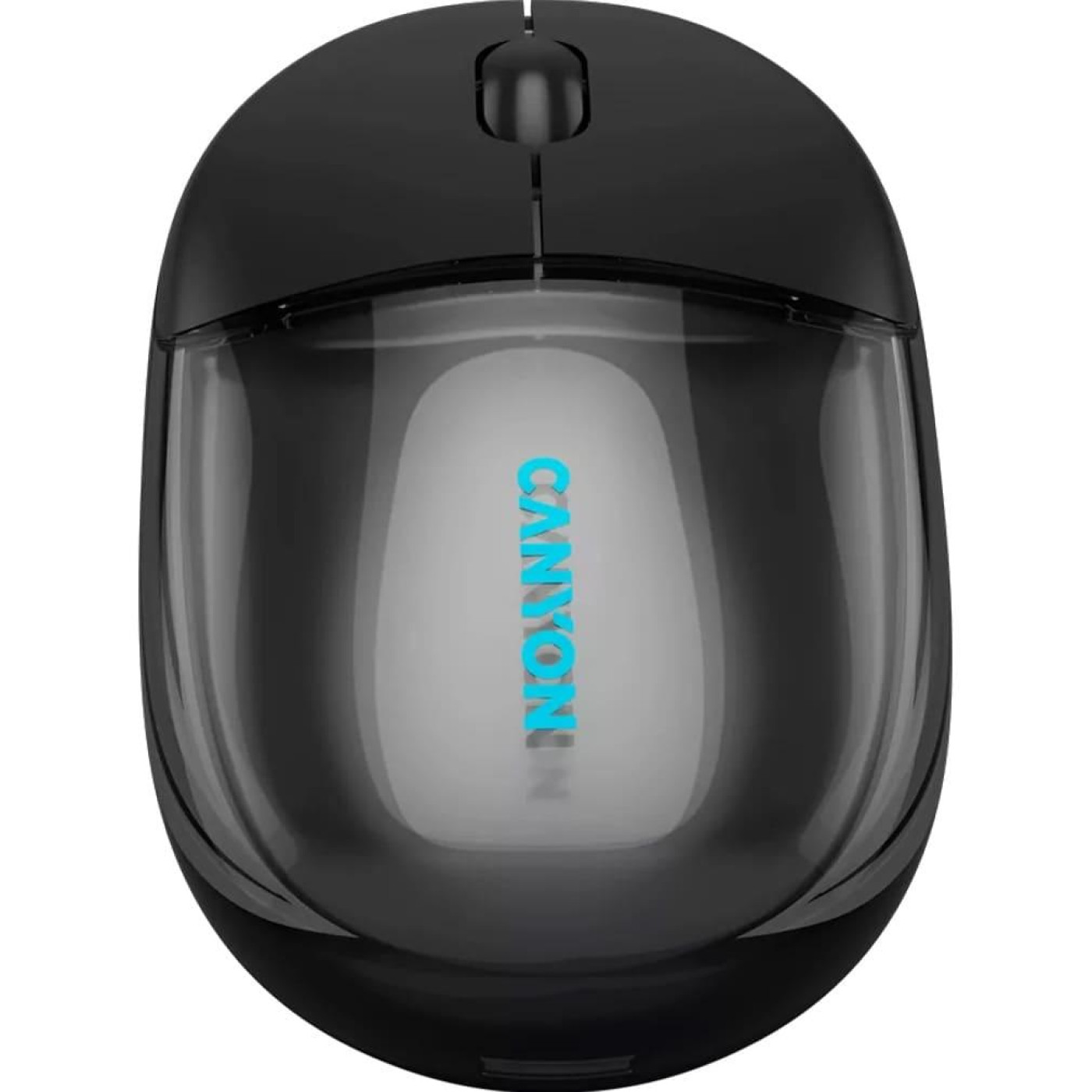 Мышь Canyon OnClick 24 BT/ Wireless Transparent/Black (CNS-CMSW24B)