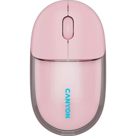 Миша Canyon OnClick 24 BT/ Wireless Transparent/Pink (CNS-CMSW24P)