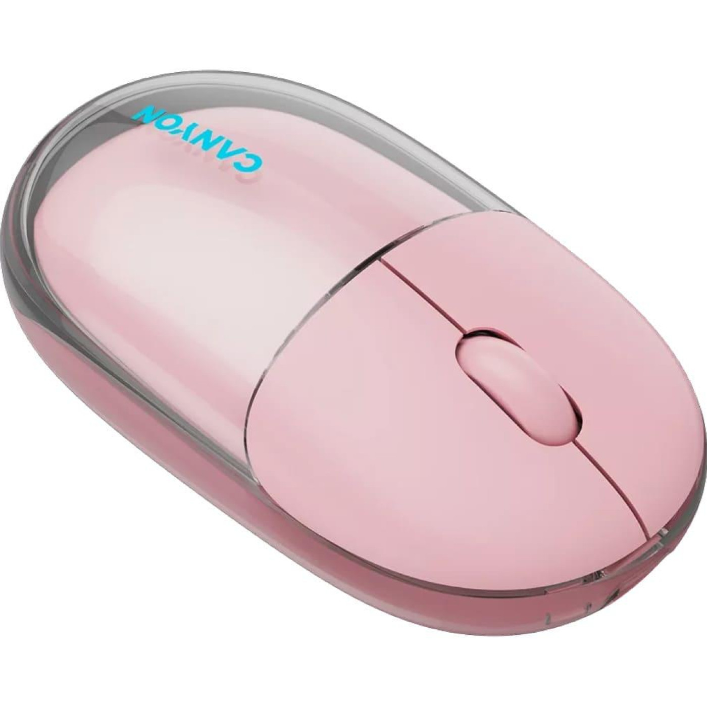 Мышь Canyon OnClick 24 BT/ Wireless Transparent/Pink (CNS-CMSW24P)