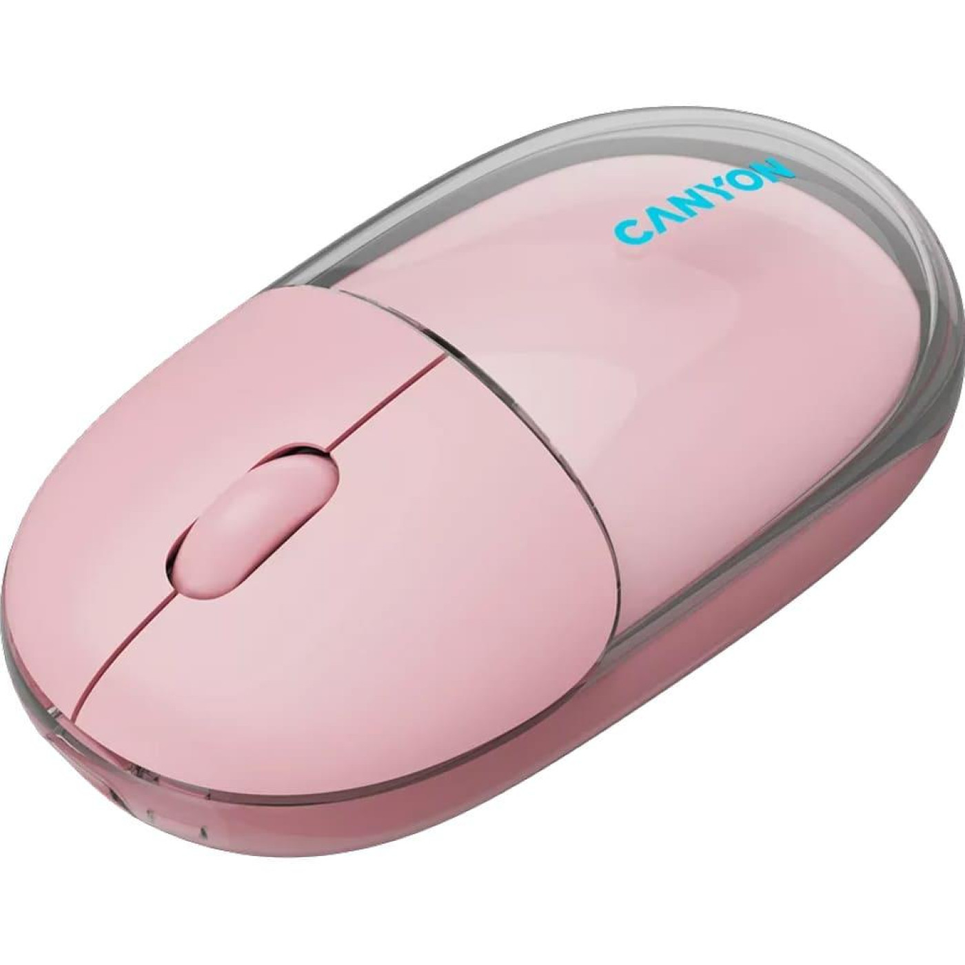 Мышь Canyon OnClick 24 BT/ Wireless Transparent/Pink (CNS-CMSW24P)