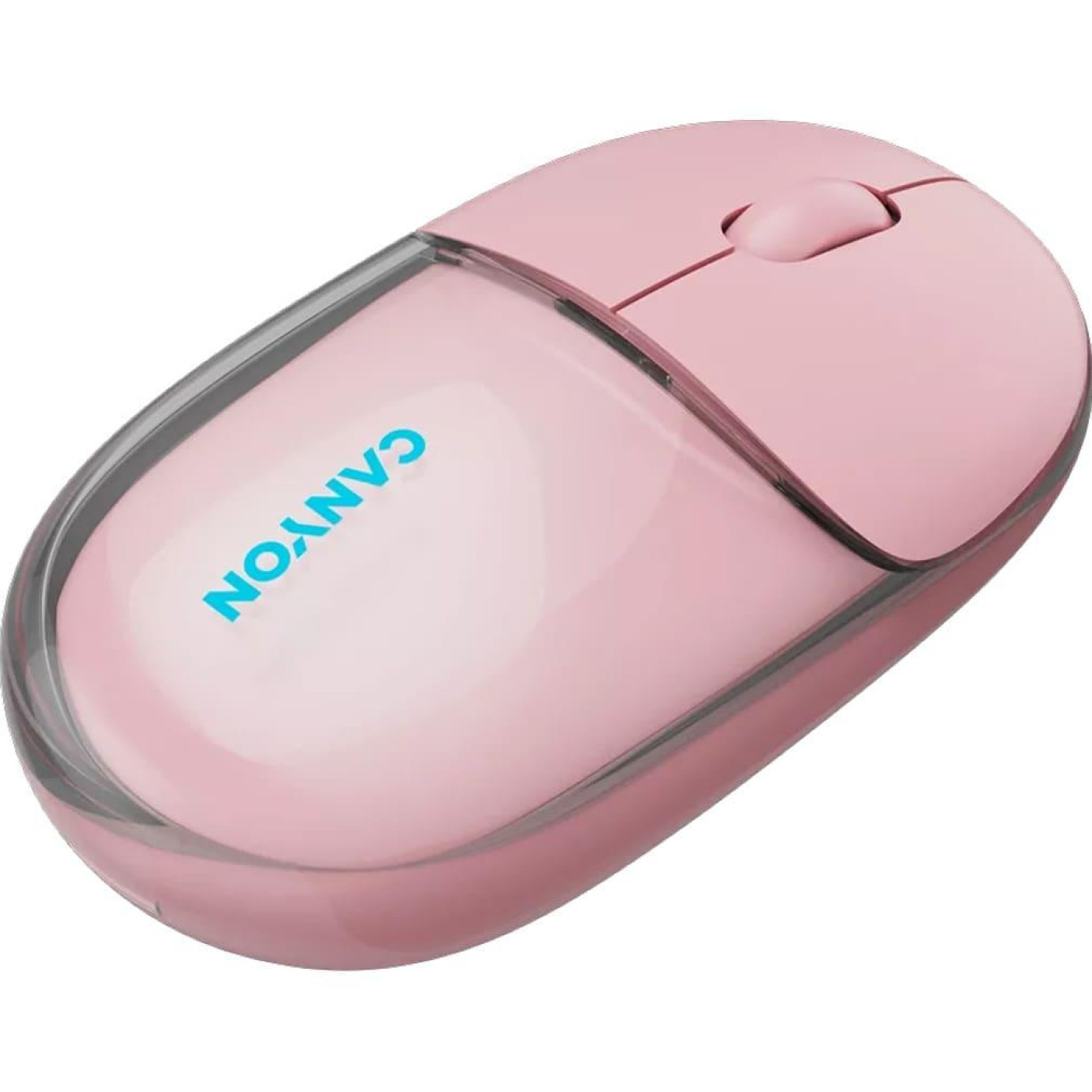 Мышь Canyon OnClick 24 BT/ Wireless Transparent/Pink (CNS-CMSW24P)