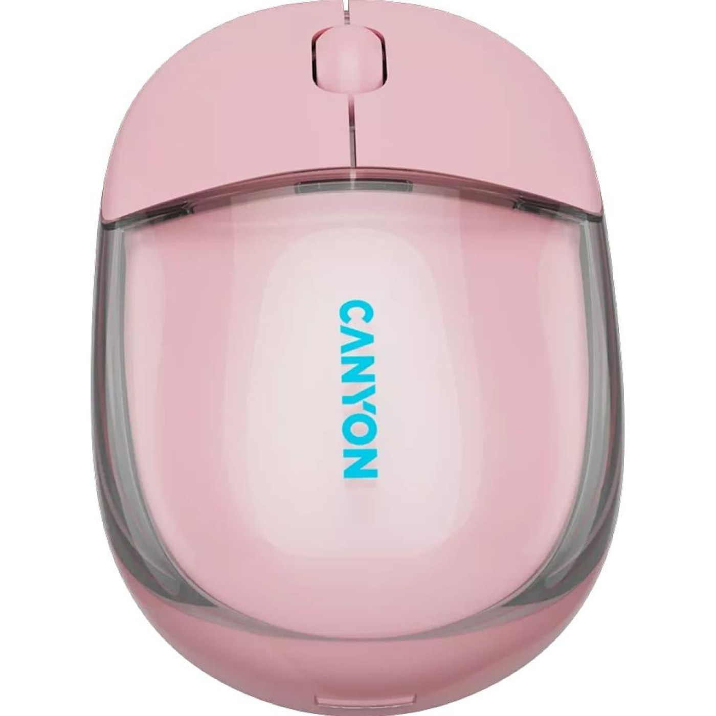 Мышь Canyon OnClick 24 BT/ Wireless Transparent/Pink (CNS-CMSW24P)