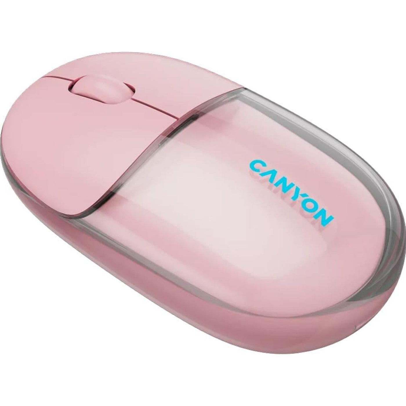 Мышь Canyon OnClick 24 BT/ Wireless Transparent/Pink (CNS-CMSW24P)