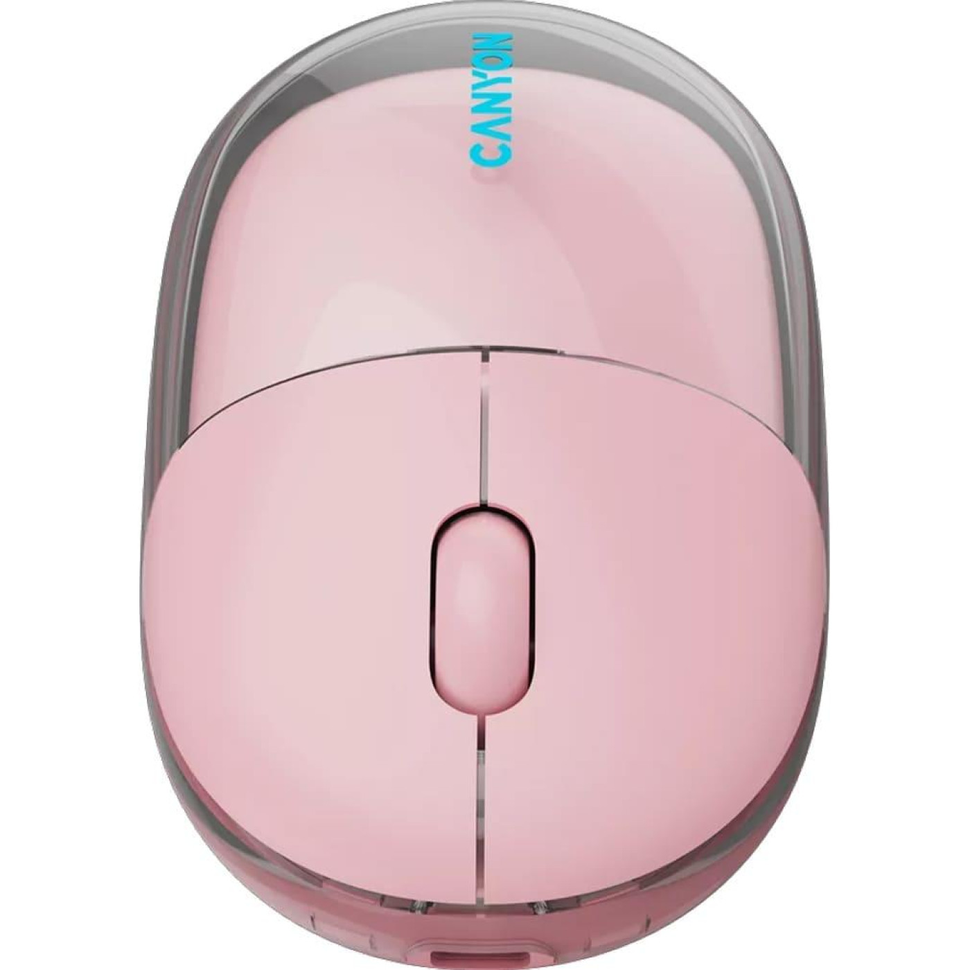 Мышь Canyon OnClick 24 BT/ Wireless Transparent/Pink (CNS-CMSW24P)