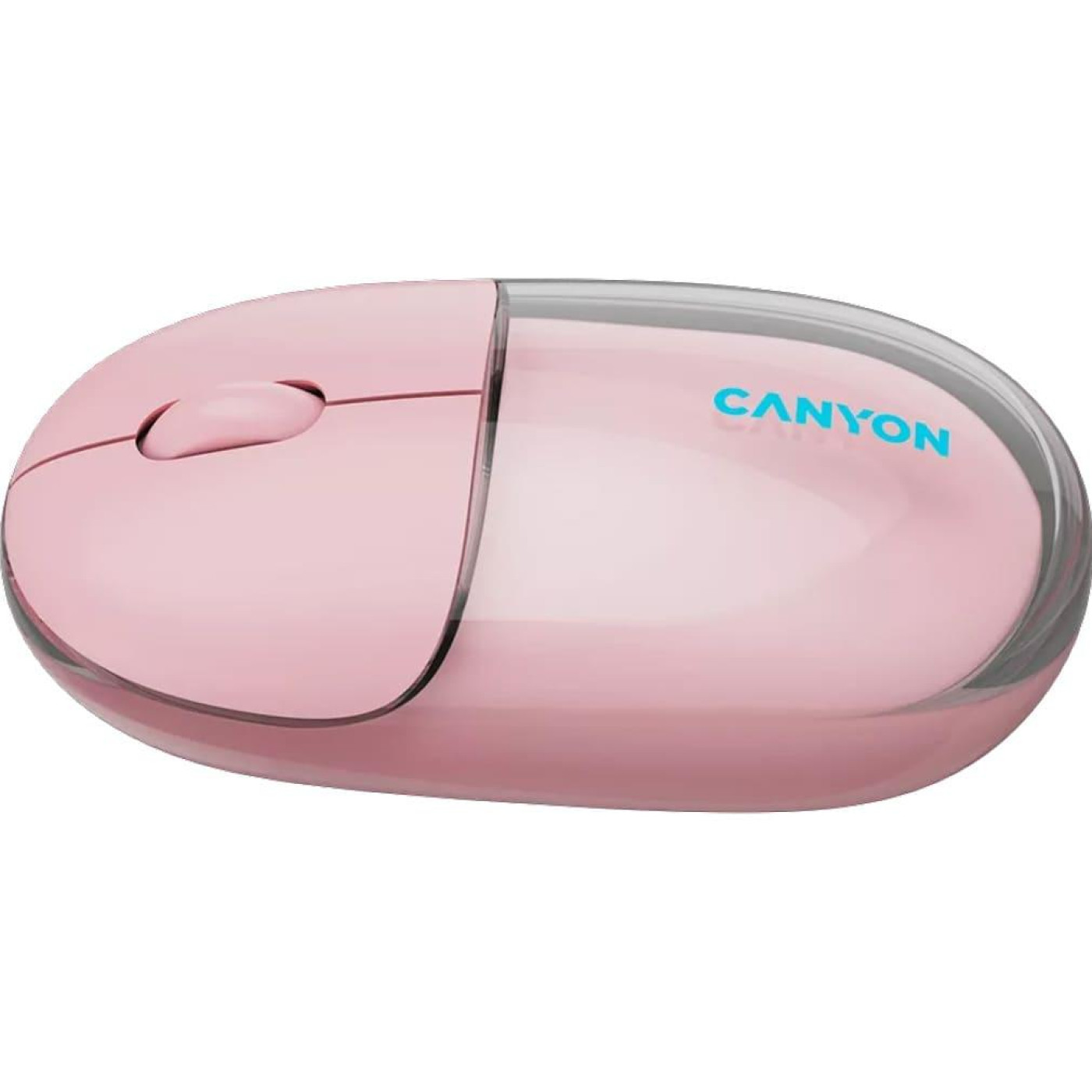 Мышь Canyon OnClick 24 BT/ Wireless Transparent/Pink (CNS-CMSW24P)