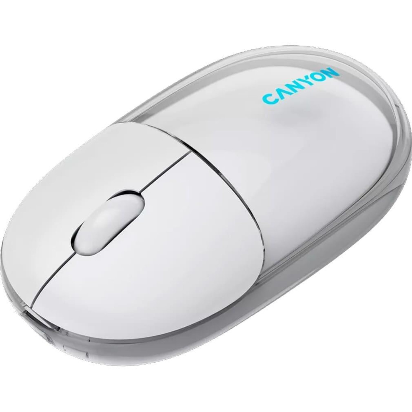Мышь Canyon OnClick 24 BT/ Wireless Transparent/White (CNS-CMSW24W)