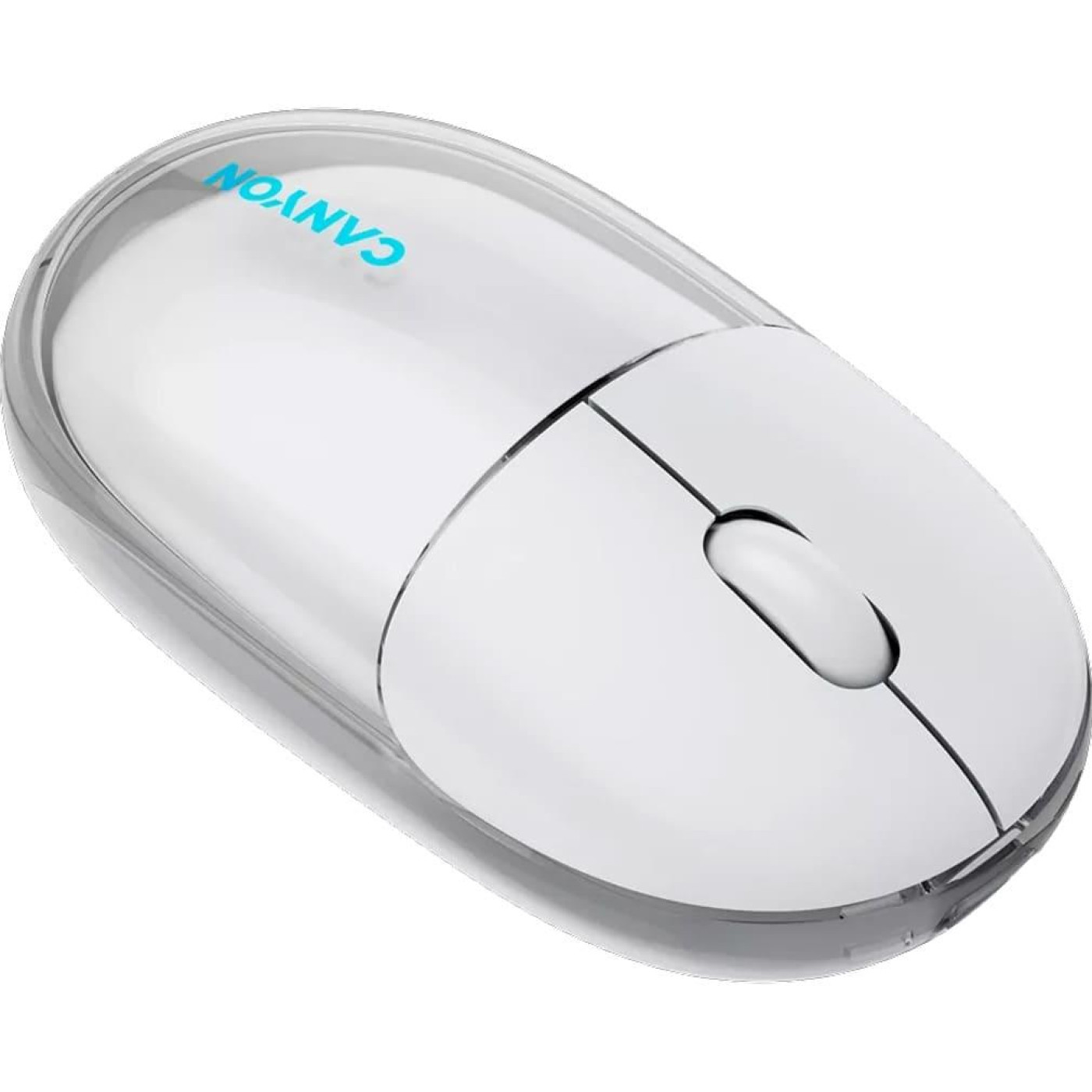 Мышь Canyon OnClick 24 BT/ Wireless Transparent/White (CNS-CMSW24W)
