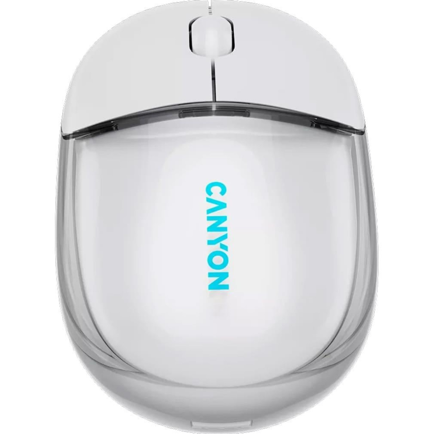 Мышь Canyon OnClick 24 BT/ Wireless Transparent/White (CNS-CMSW24W)