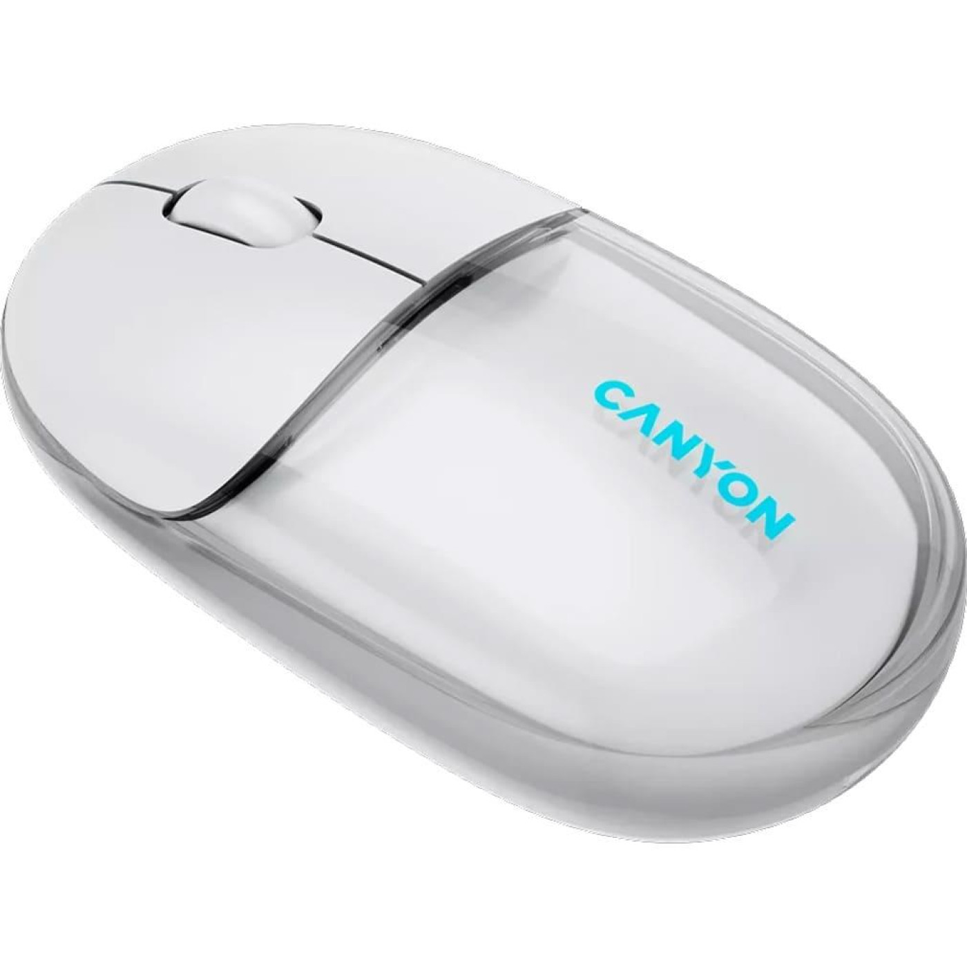 Мышь Canyon OnClick 24 BT/ Wireless Transparent/White (CNS-CMSW24W)