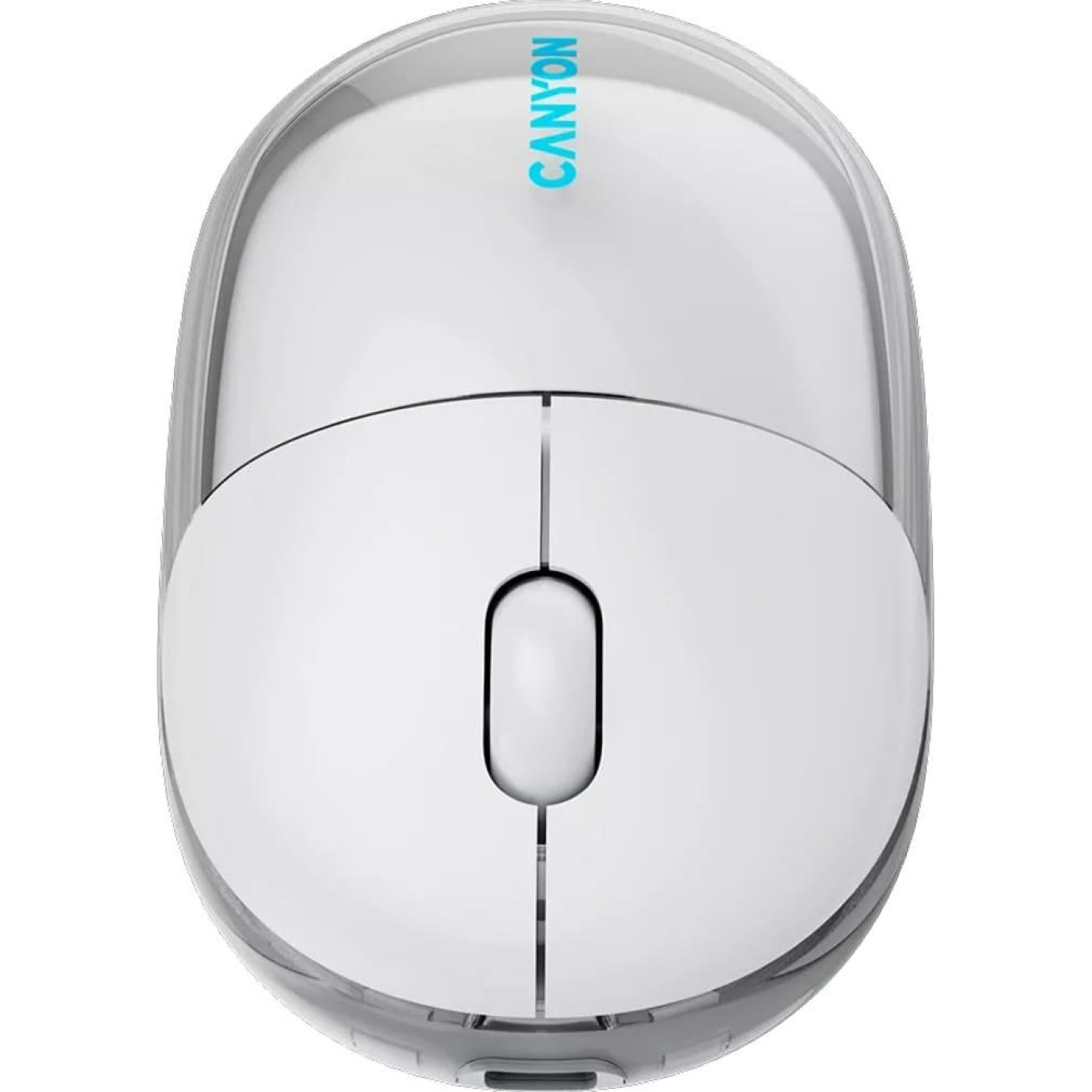 Мышь Canyon OnClick 24 BT/ Wireless Transparent/White (CNS-CMSW24W)