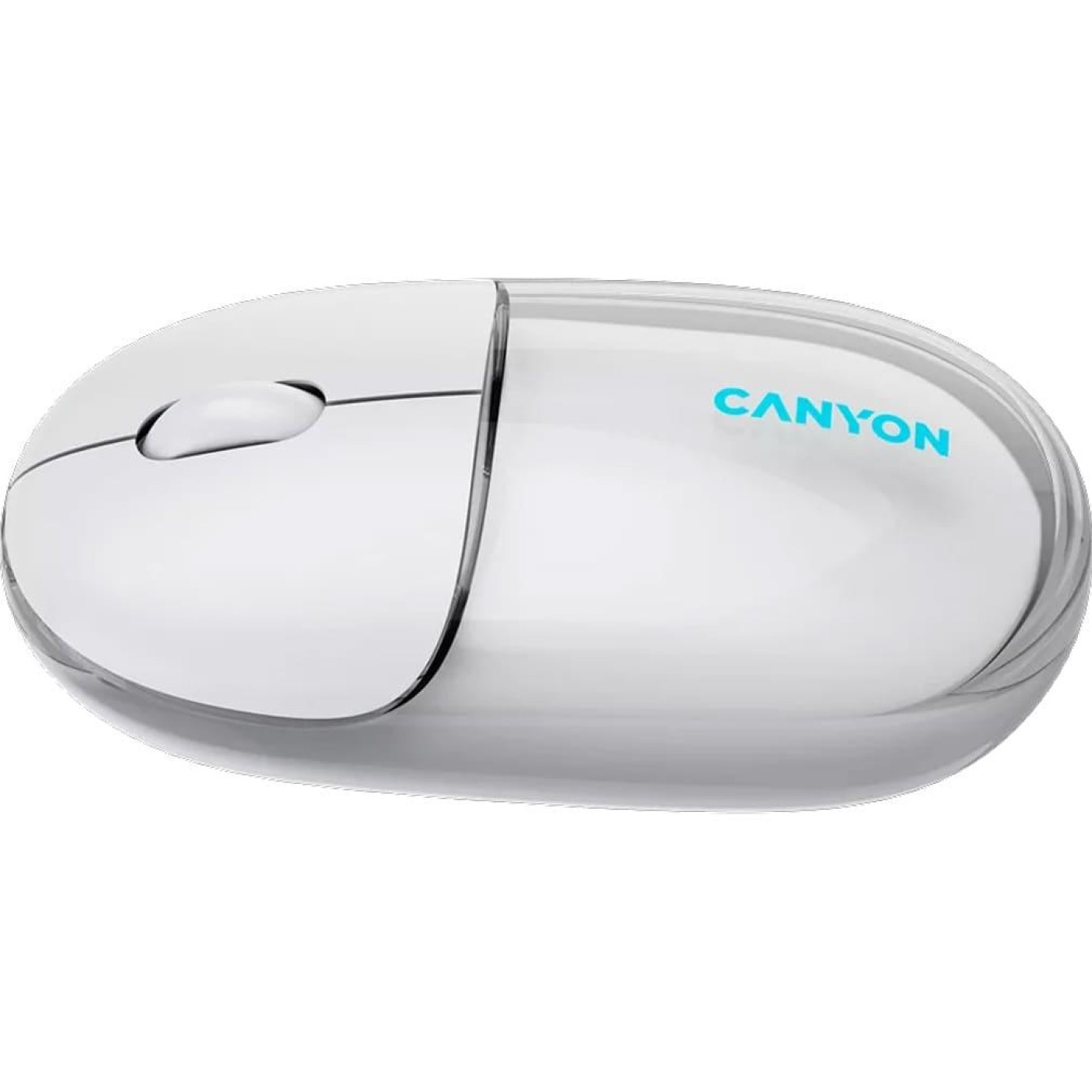 Мышь Canyon OnClick 24 BT/ Wireless Transparent/White (CNS-CMSW24W)