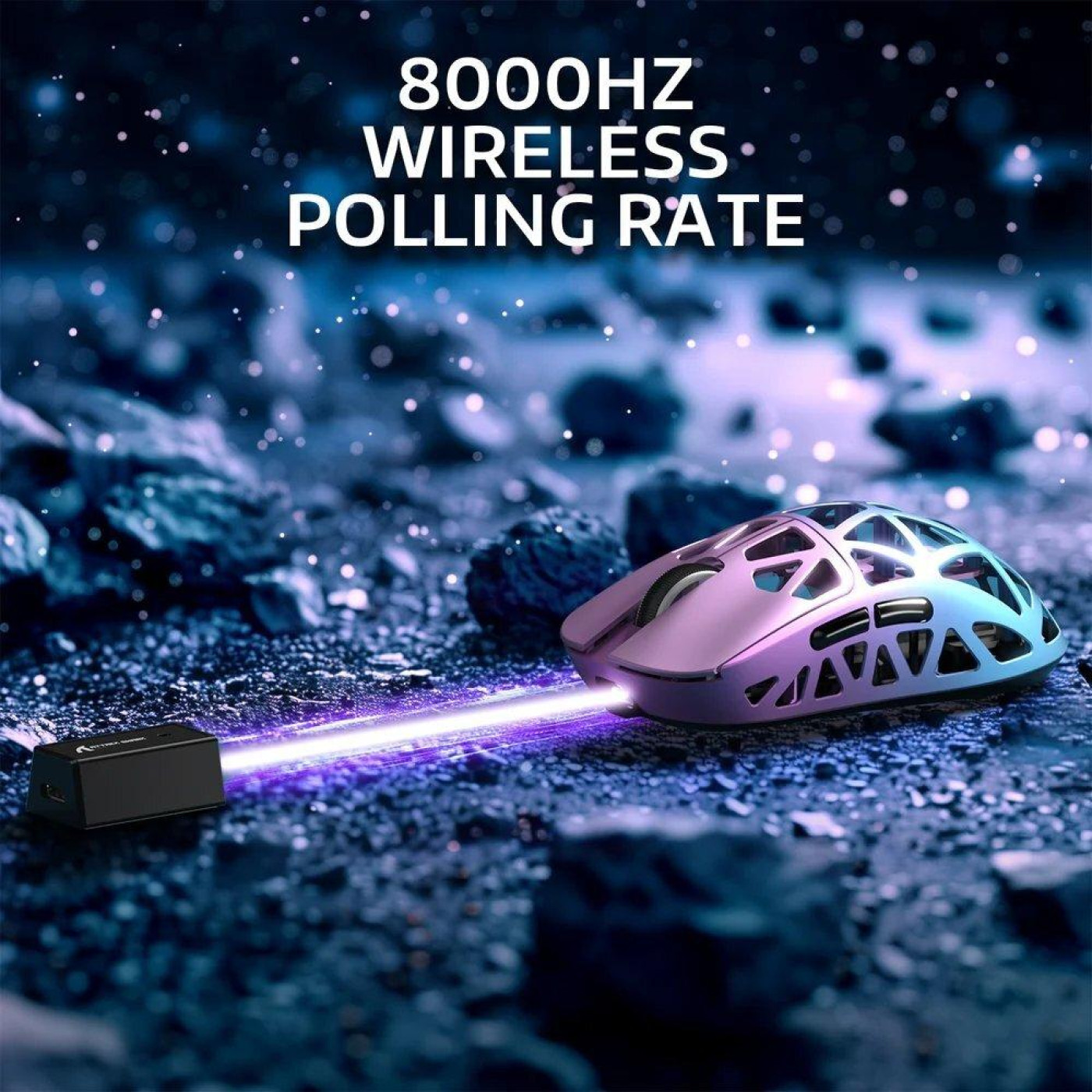 Мышь Attack Shark R2 Magnesium Alloy 8K (AS-6972792470917-PB) Purple/Blue (G-000004004)