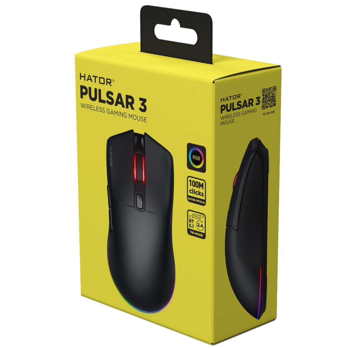 Мышь HATOR Pulsar 3 Wireless Black (HTM630)