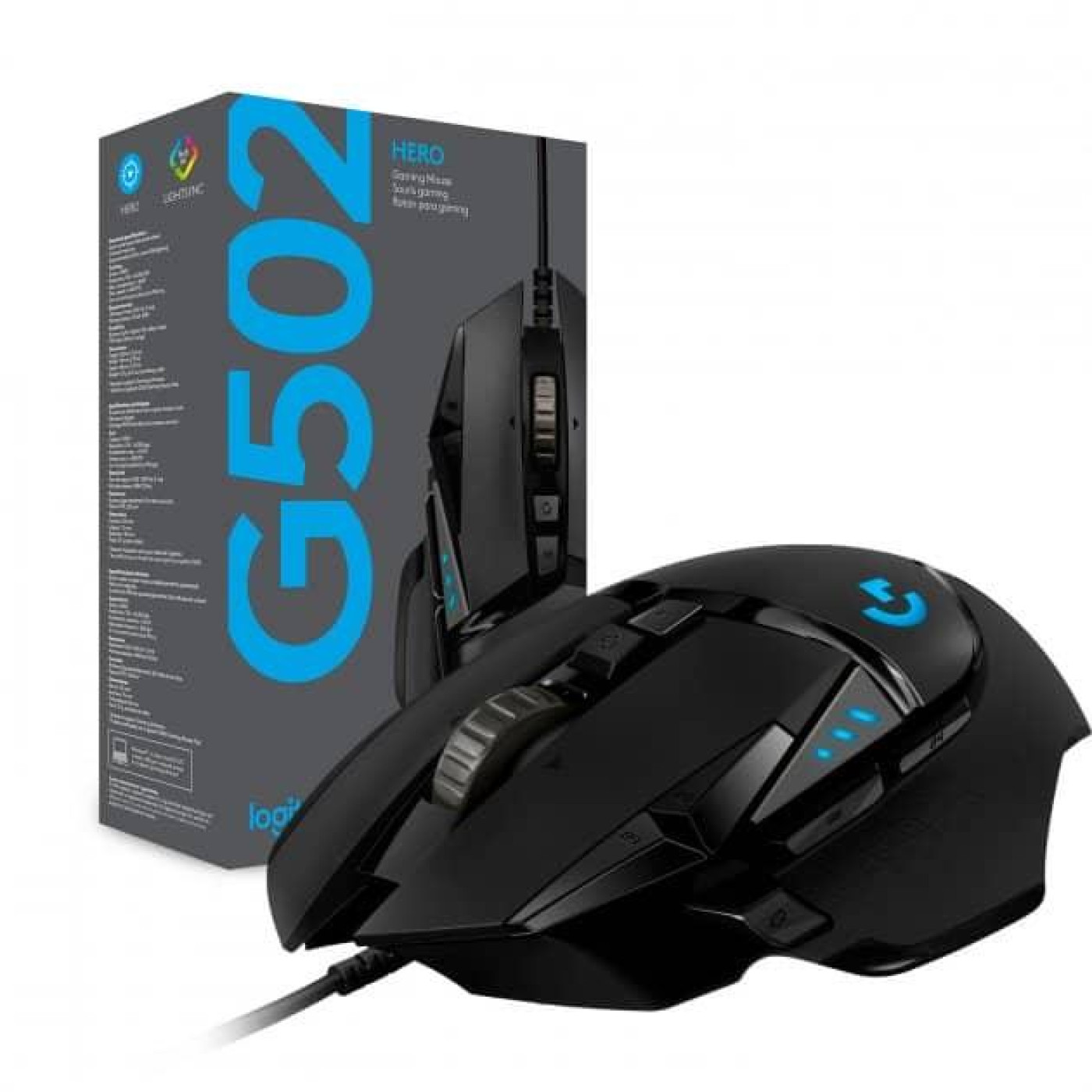 Мышь Logitech G502 HERO Black (910-005474)