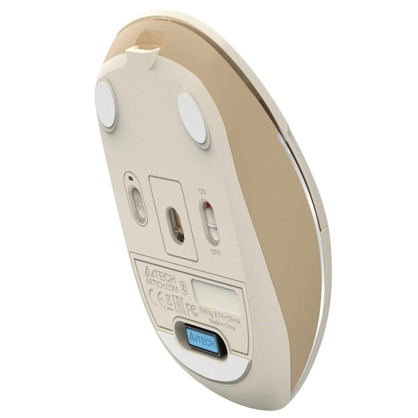 Бездротова миша A4Tech Fstyler FB26CS Air2 Wireless Cafe Latte (FB26CS Air2 (Cafe Latte))