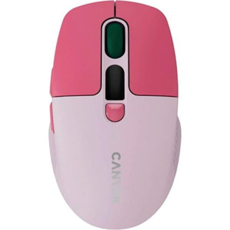 Миша Canyon MW-26 LCD Silent Dual Mode Wireless Pink (CNS-CMSW26P)