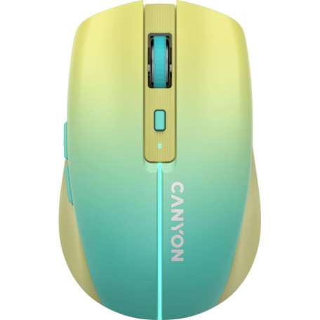 Миша Canyon MW-44 Wireless Charge Yellow Blue (CNS-CMSW44UA)