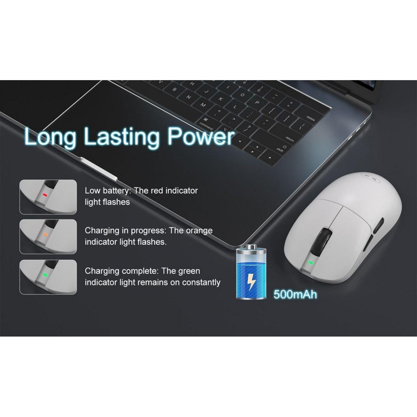 Миша MageGee Scout Wireless (6971969722583) White (G-000004400)