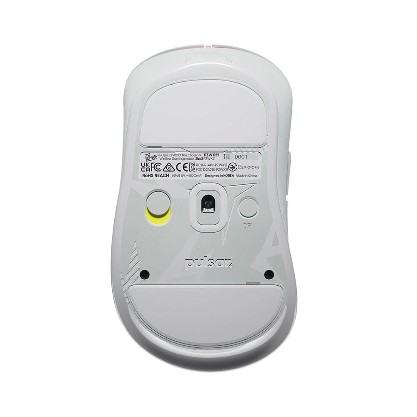 Мышь PULSAR ZywOo Gen.1 Medium White (PZWX22)