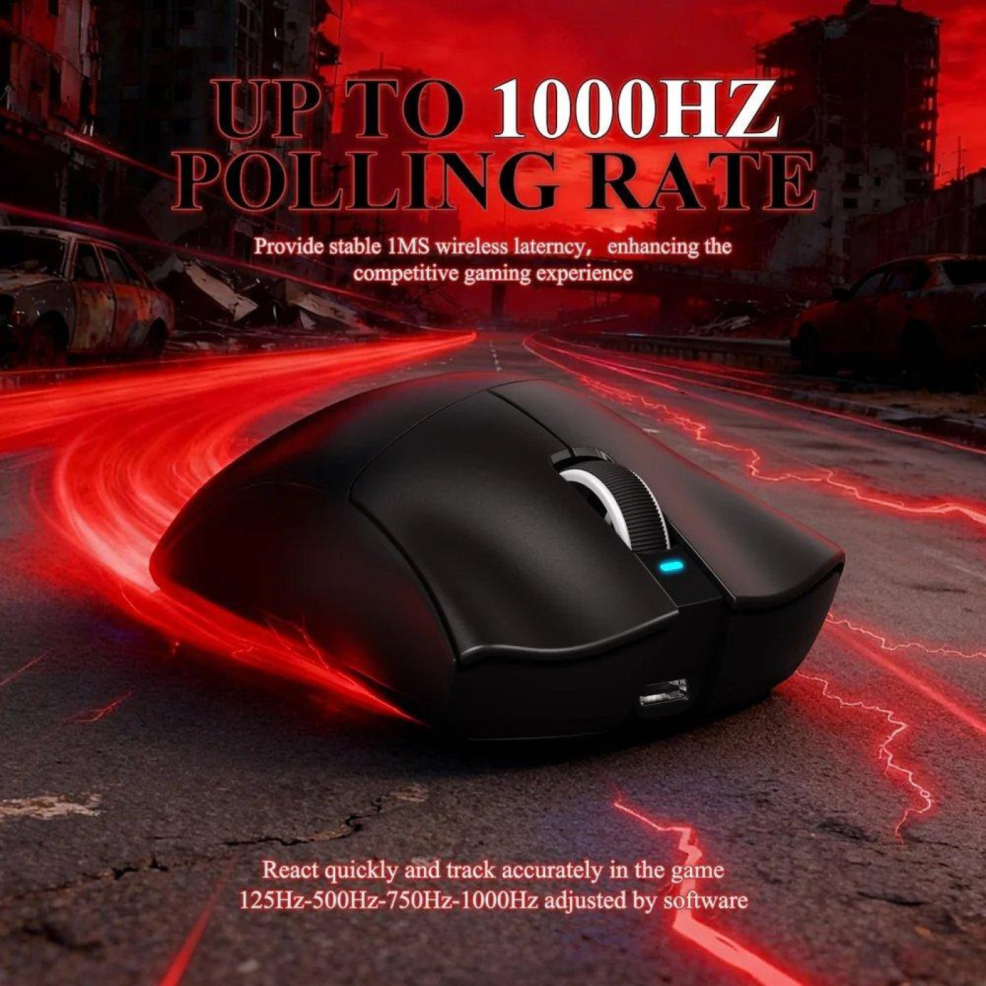 Миша Attack Shark V3 Pro Wireless (AS-6972792472577-B) Black (G-000004008)
