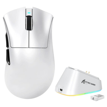Миша Attack Shark V3 Pro Wireless (AS-6972792472584-W) White (G-000004009)