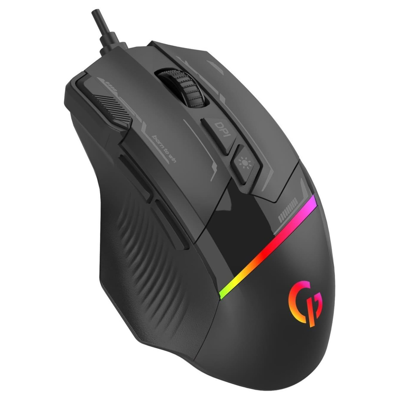 Мышь GamePro GM300 RGB USB Black (GM300B)