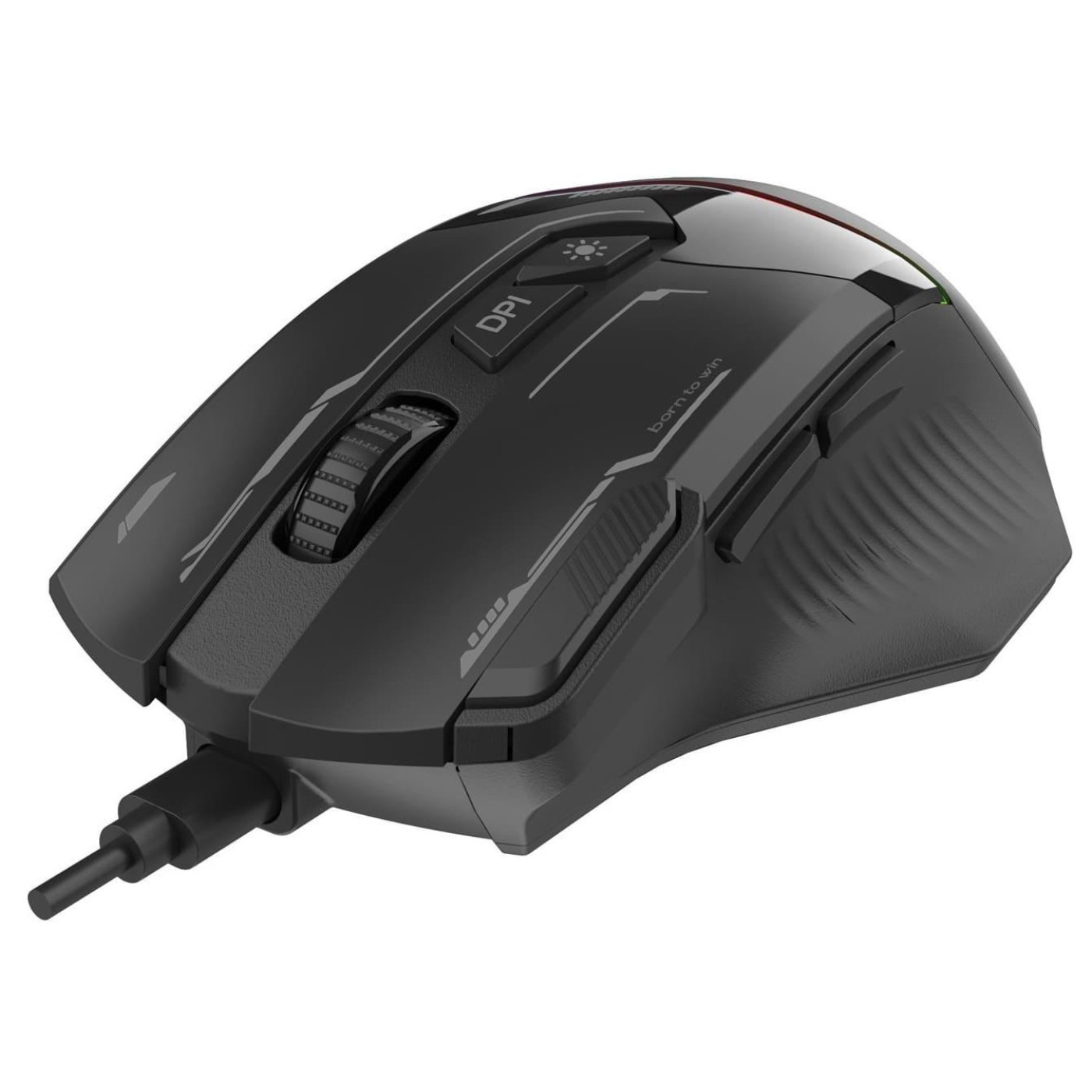 Мышь GamePro GM300 RGB USB Black (GM300B)