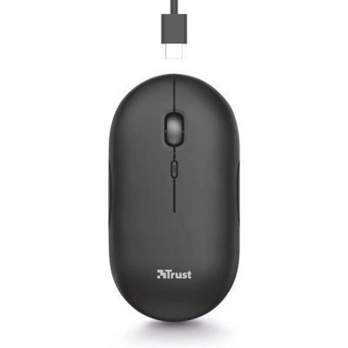Беспроводная мышь Trust Puck Wireless/Bluetooth Silent Black (24059)