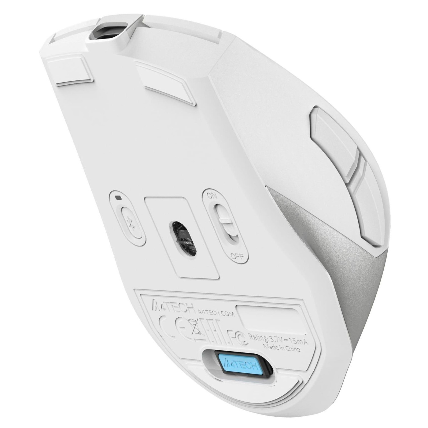 Миша A4Tech Fstyler FB45CS Air Wireless Silver White (FB45CS Air Silver White)