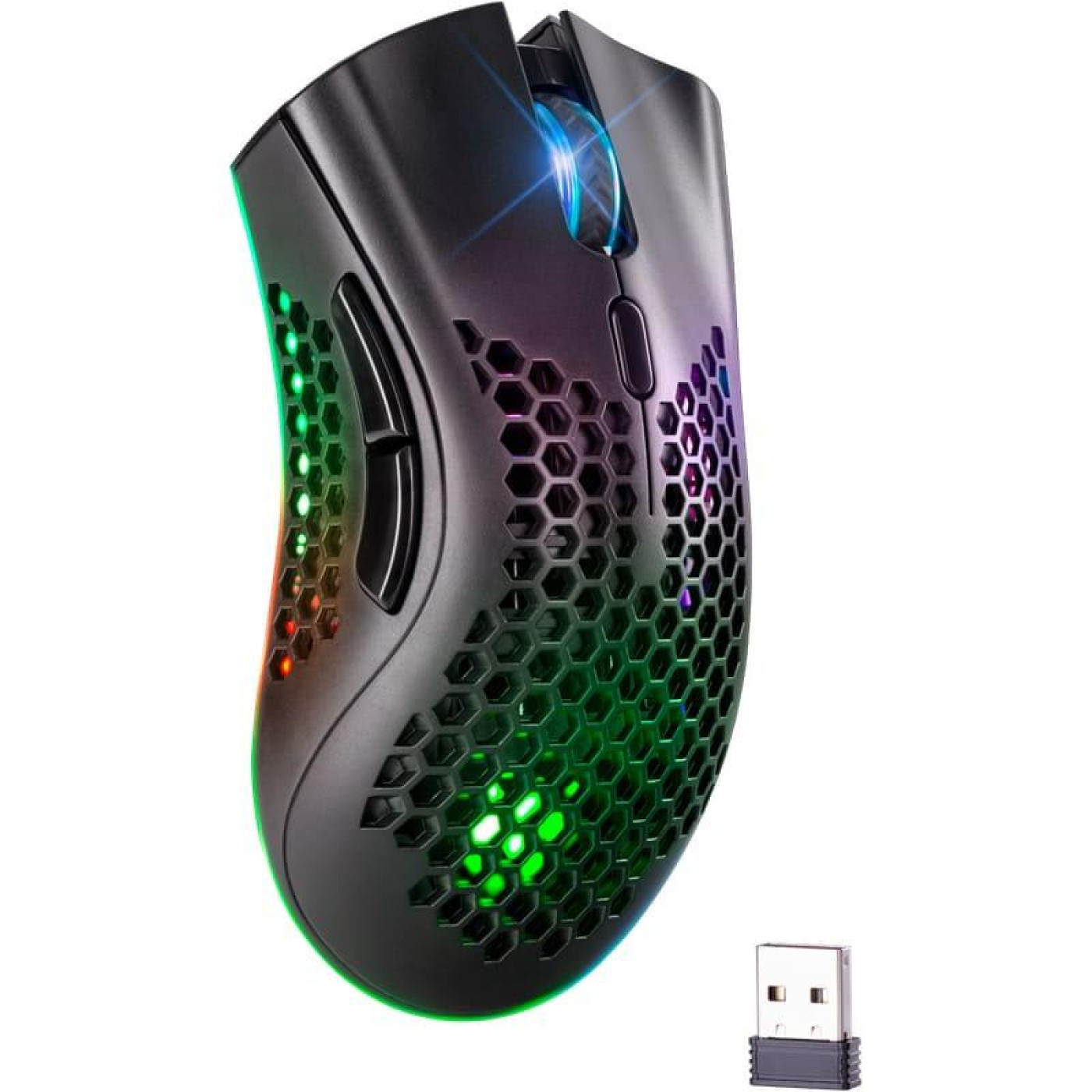 Беспроводная мышь Defender Warlock GM-709L RGB Wireless Black (52709)