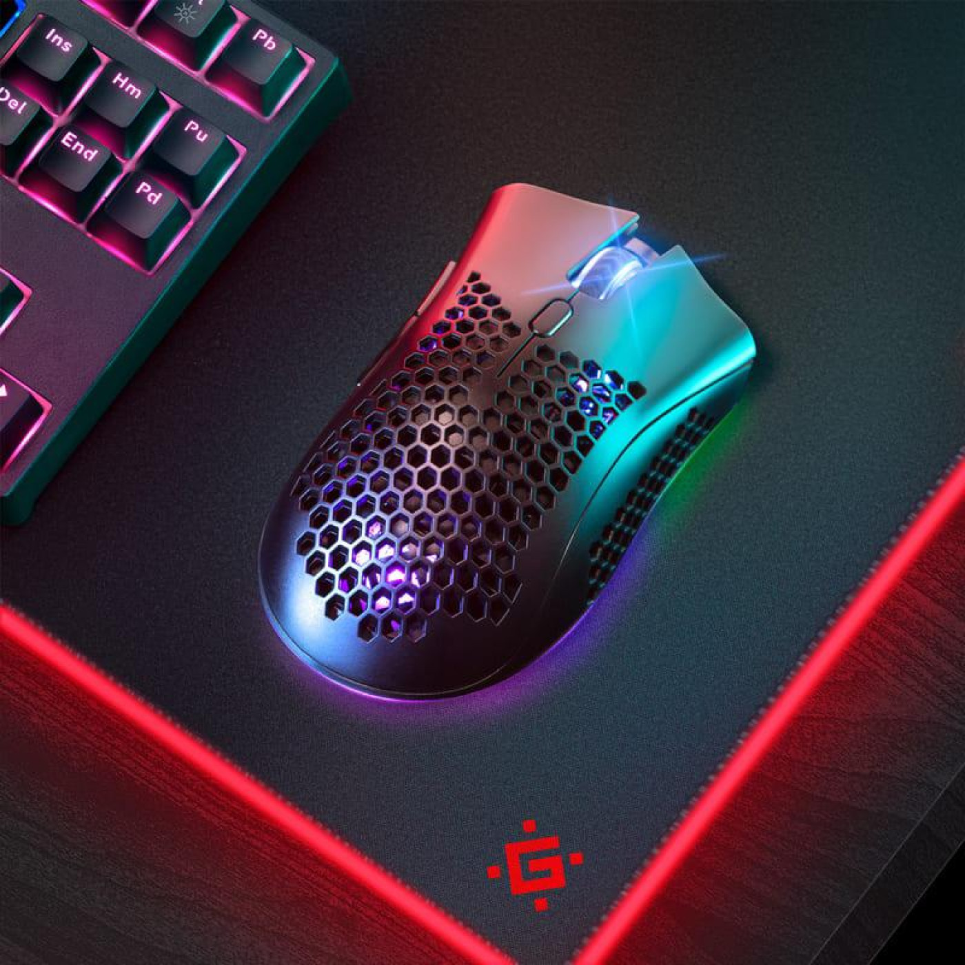 Беспроводная мышь Defender Warlock GM-709L RGB Wireless Black (52709)