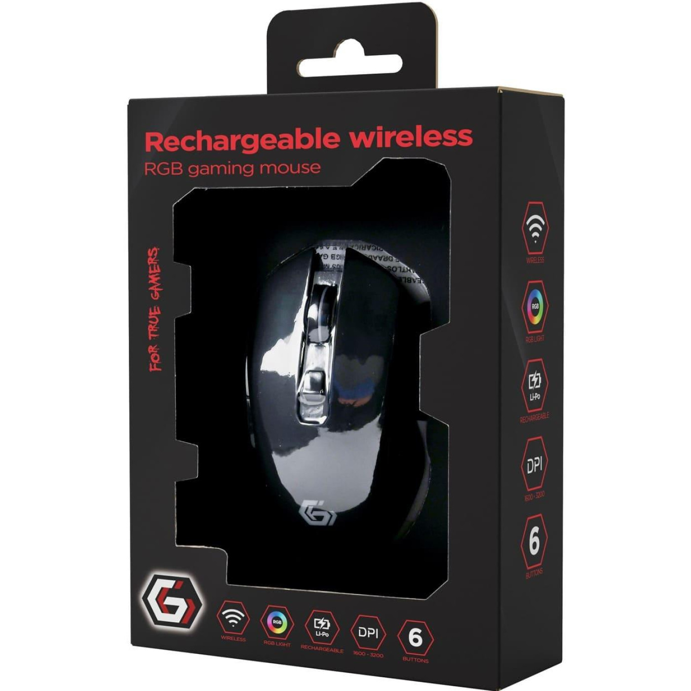 Мышь Gembird MUSGW-6BL-02 RGB USB (MUSGW-6BL-02)