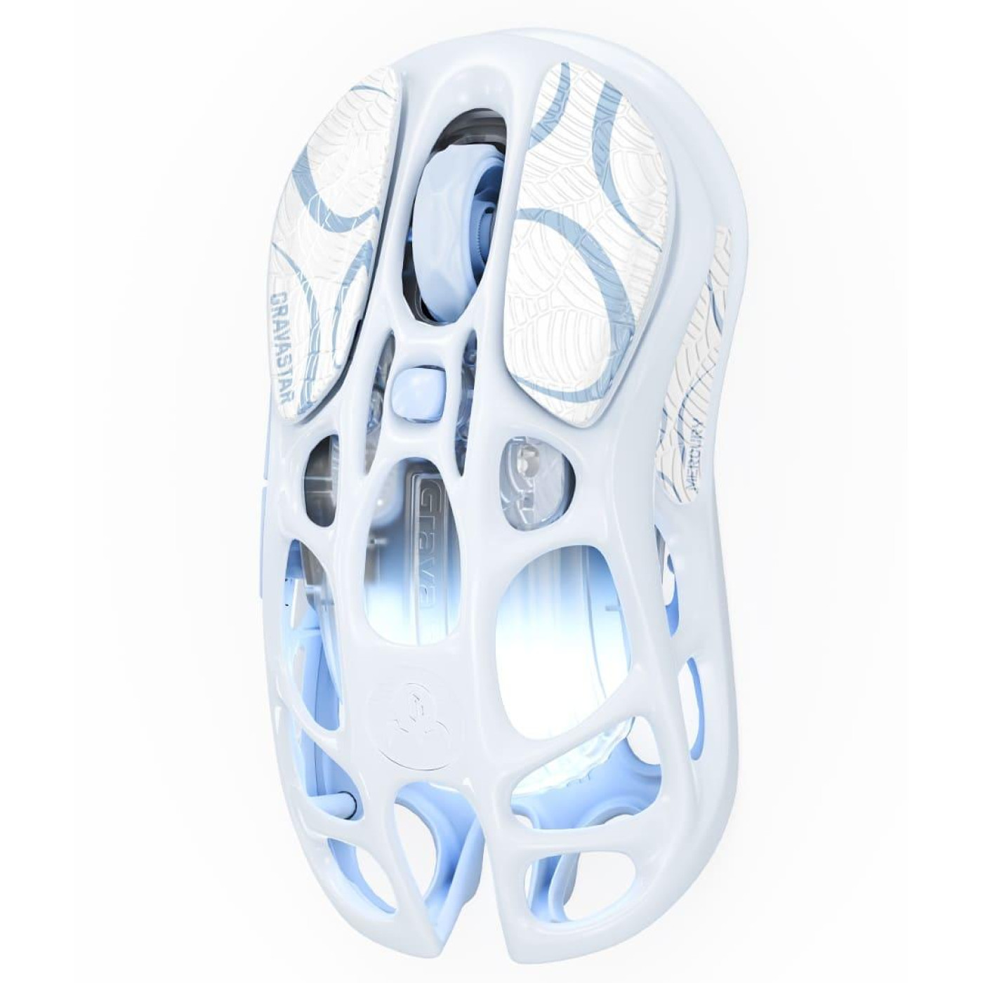Мышь GravaStar Mercury M1 Pro Magnesium Alloy Body BT/WL/USB-A RGB Ice Blue (GRAVASTARM1PRO_BLU)
